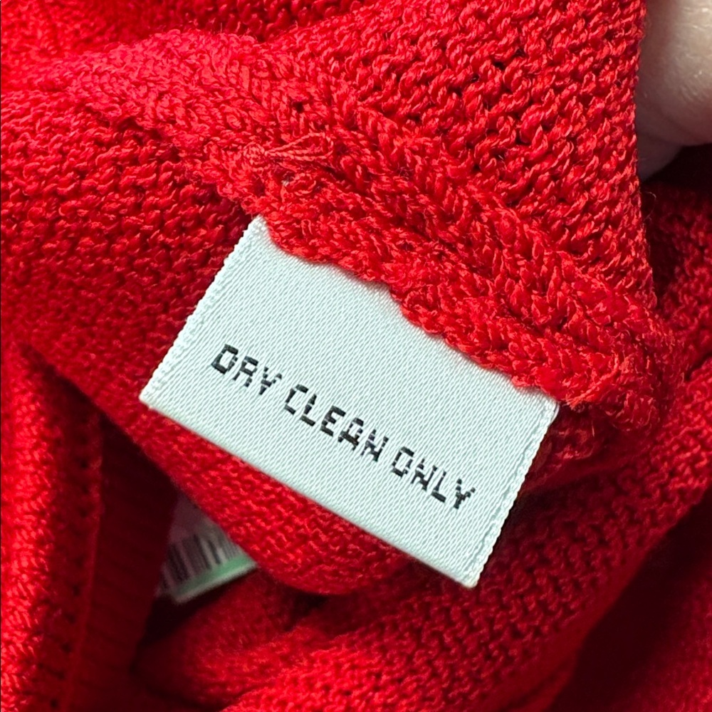 St John Collection Red Sweater Pants Size 6 - Picture 6 of 6